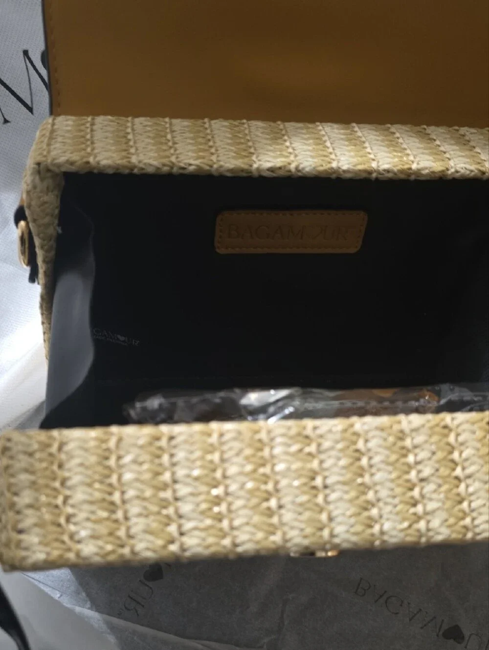 Chic Tan Leather Tassel Crossbody Wallet - BAGAMOUR